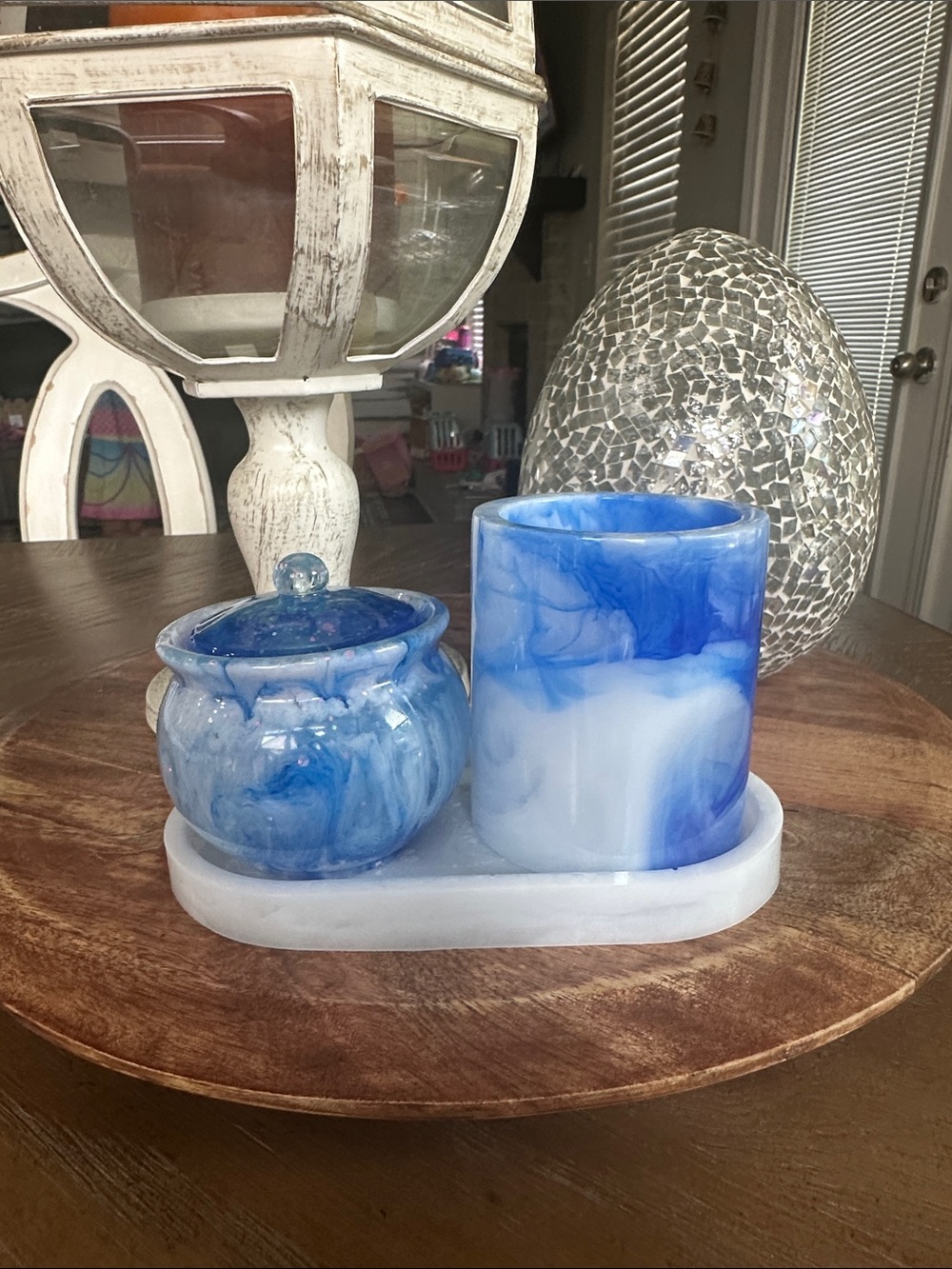 Epoxy resin vanity set HOMEMADE